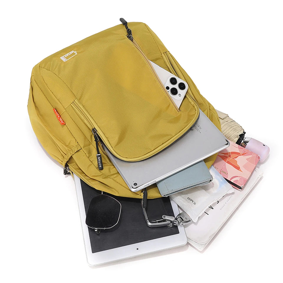 Water-Resistant Oxford Daypack for Women with Laptop Compartment