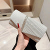Glitter Envelope Clutch with Chain Strap
