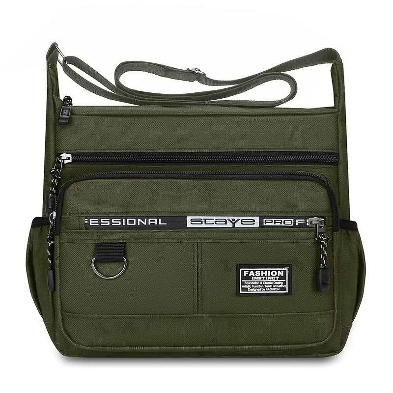 Men's Water-Resistant Crossbody Sling Bag for Work & Daily Commute
