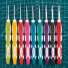 Ergonomic Crochet Hook Set for Knitting & Yarn Crafts