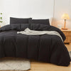 Washed Cotton Duvet Cover – Minimalist Solid Color Bedding