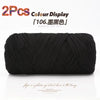 Elastic T-Shirt Yarn for Crochet and Knitting (2-Pack, 50m Each)