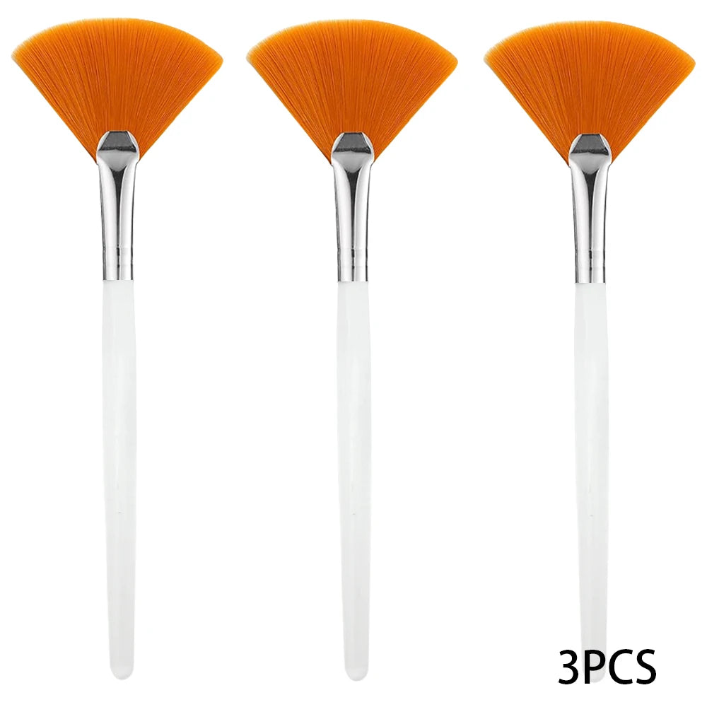 Soft Facial Mask Brushes Set for Smooth, Even Application