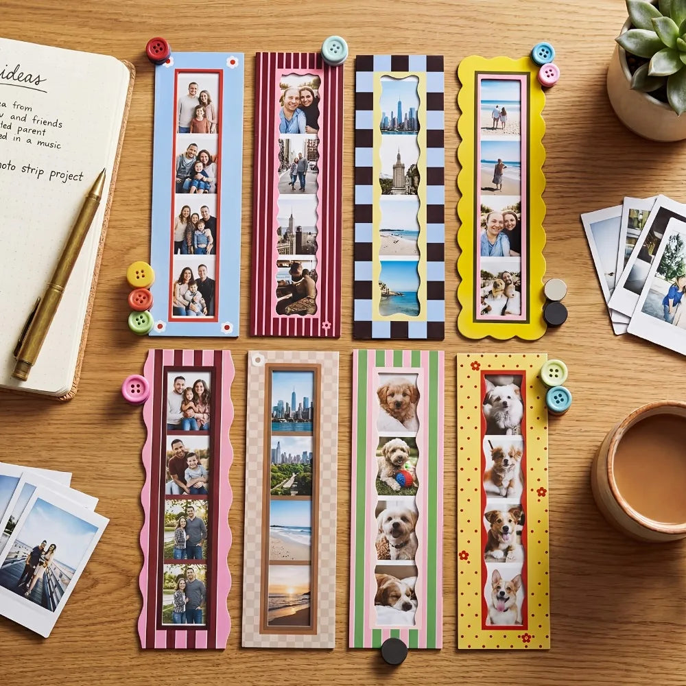 Magnetic Photo Frame Set for Fridge Display