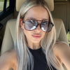 Gradient Lens Square Sunglasses