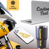 Custom Holographic Name Stickers – Handwritten Style, Waterproof & Durable