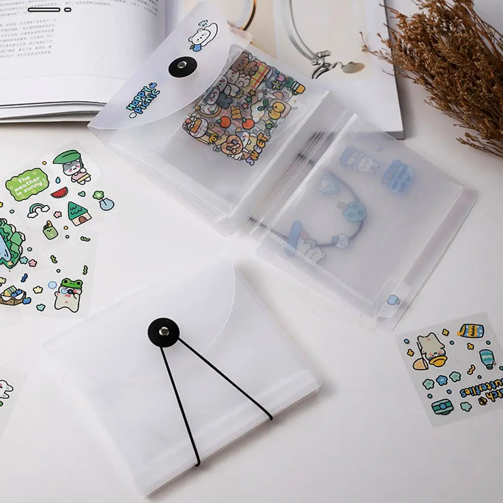 Clear Storage Book for Stickers and Documents
