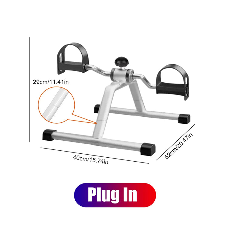 Compact Under-Desk Pedal Exerciser with Adjustable Resistance