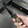 Full Tang Fixed Blade Knife with Ergonomic Rubber Handle