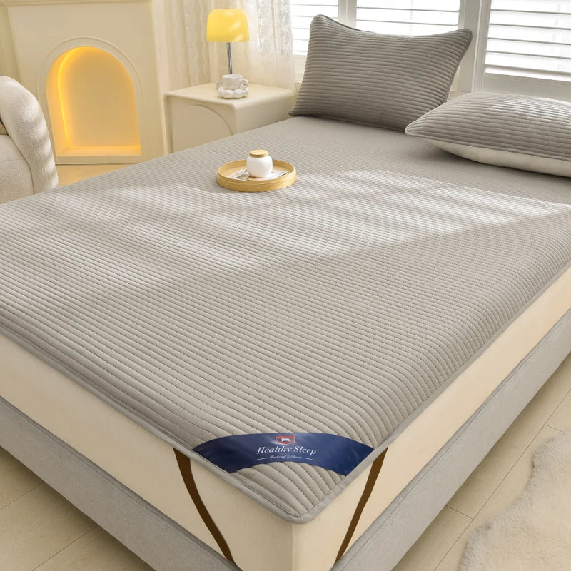 Striped Waterproof Mattress Protector