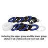 A set of 13 circles and one steel ball for an airless sprayer pump plunger rod and valve repair kit
