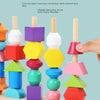 Montessori Wooden Color & Shape Matching Puzzle for Toddlers