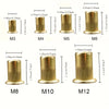 102-Piece Rivet Nut Assortment Kit with Zinc-Plated Carbon Steel (M3–M8)
