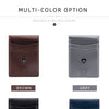 Slim PU Leather Bifold Wallet with Card Holder