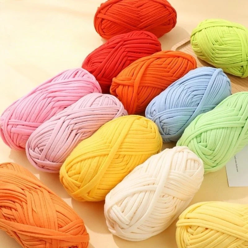Soft T-Shirt Yarn for Crochet, Weaving & Knitting Projects