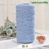 100% Cotton Hollow Yarn for Knitting & Crochet