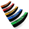 Universal Motorcycle Seat Cover – Durable Rubber Fabric with Gripper