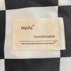 Black and White Plaid Duvet Cover Set with Pillowcases