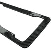 Carbon Fiber Style License Plate Frame with Screw Kit