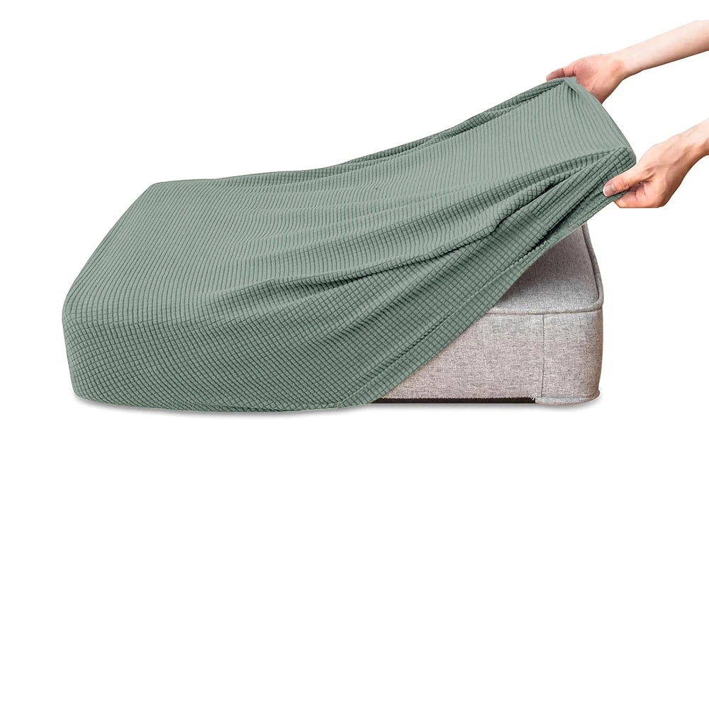 Stretchable Jacquard Sofa Cushion Covers with Anti-Slip Base