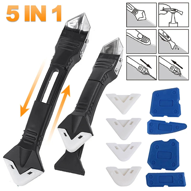 9-Piece Silicone Sealant Removal & Finishing Tool Set