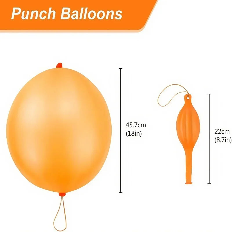 Halloween Punch Balloons for Kids Party Games & Coordination Training