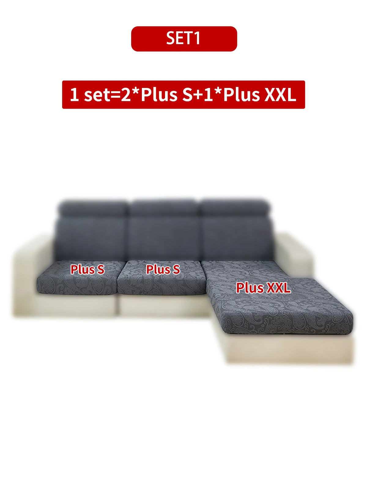 Jacquard Sofa Cushion Cover – Pet-Friendly & All-Season Protection