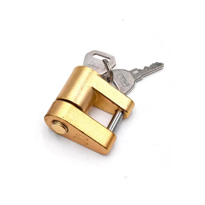 Cuelga de remolque de aleación de zinc con candado y llave.