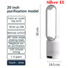 Smart Bladeless Tower Fan with Remote Control