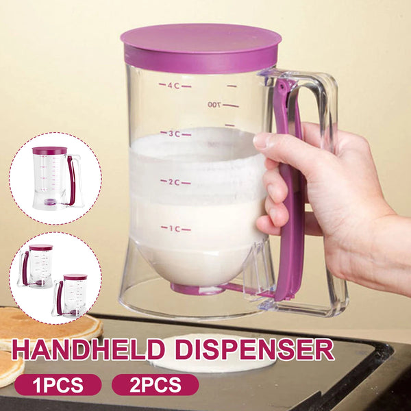 Handheld Batter Dispenser with Measuring Scale