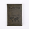 Cute Pink Leather Passport Holder with Card Slots