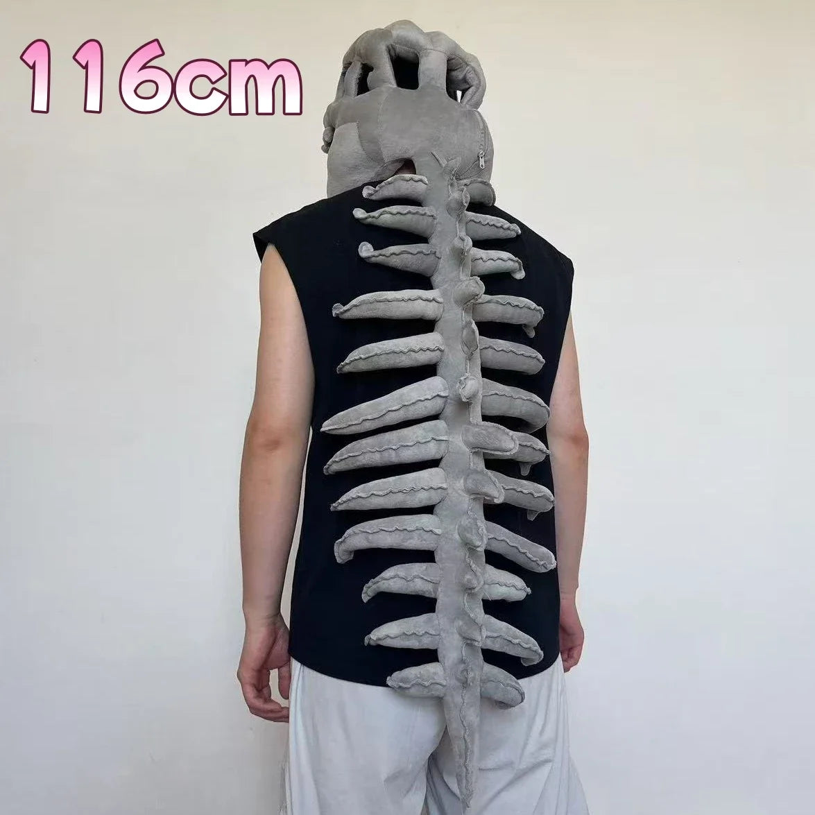 Accessoire Masque Tête de Dinosaures Os
