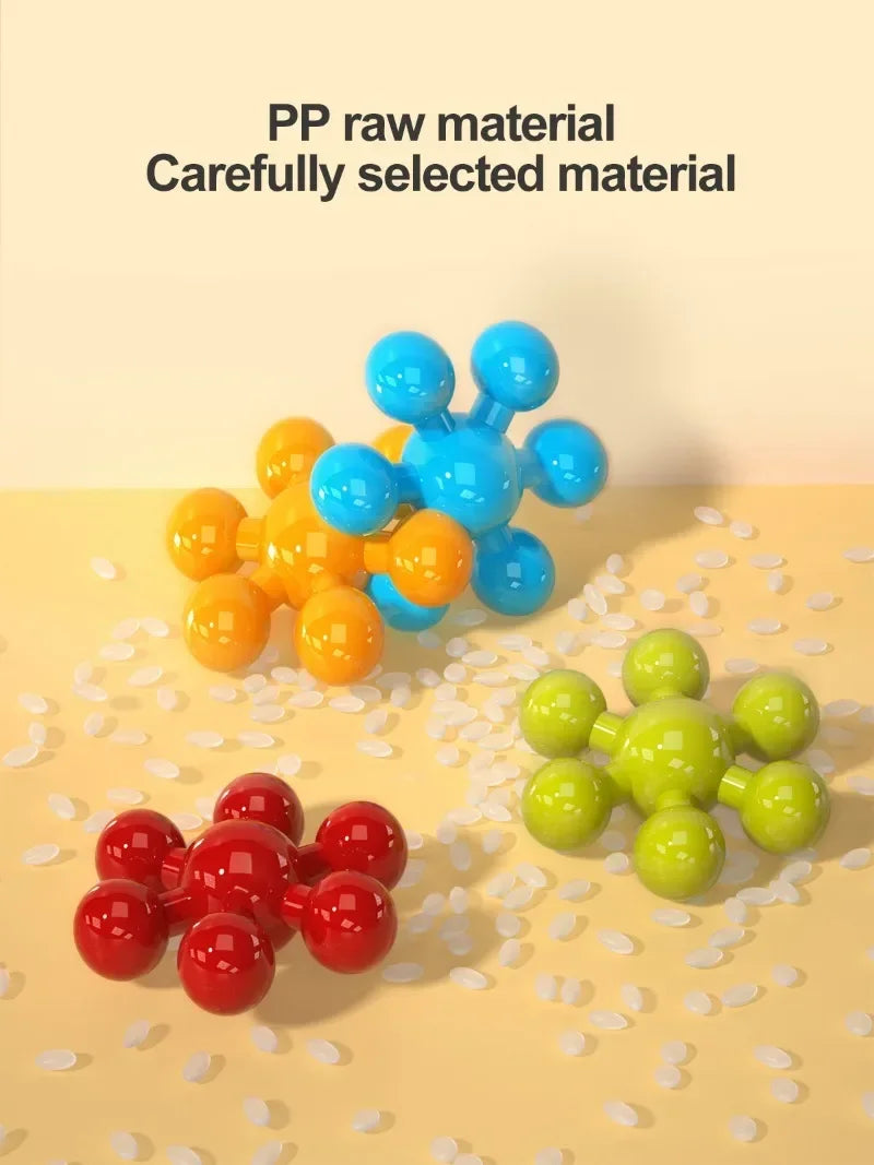 Snowflake Interlocking Building Blocks for Creative Play