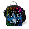 Cartoon Gorilla Kids School Backpack Set with Lunch Bag and Pencil Case