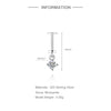 925 Sterling Silver Moissanite Bowknot Stud Earrings
