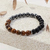 Bracelet Élastique Triple Gemmes