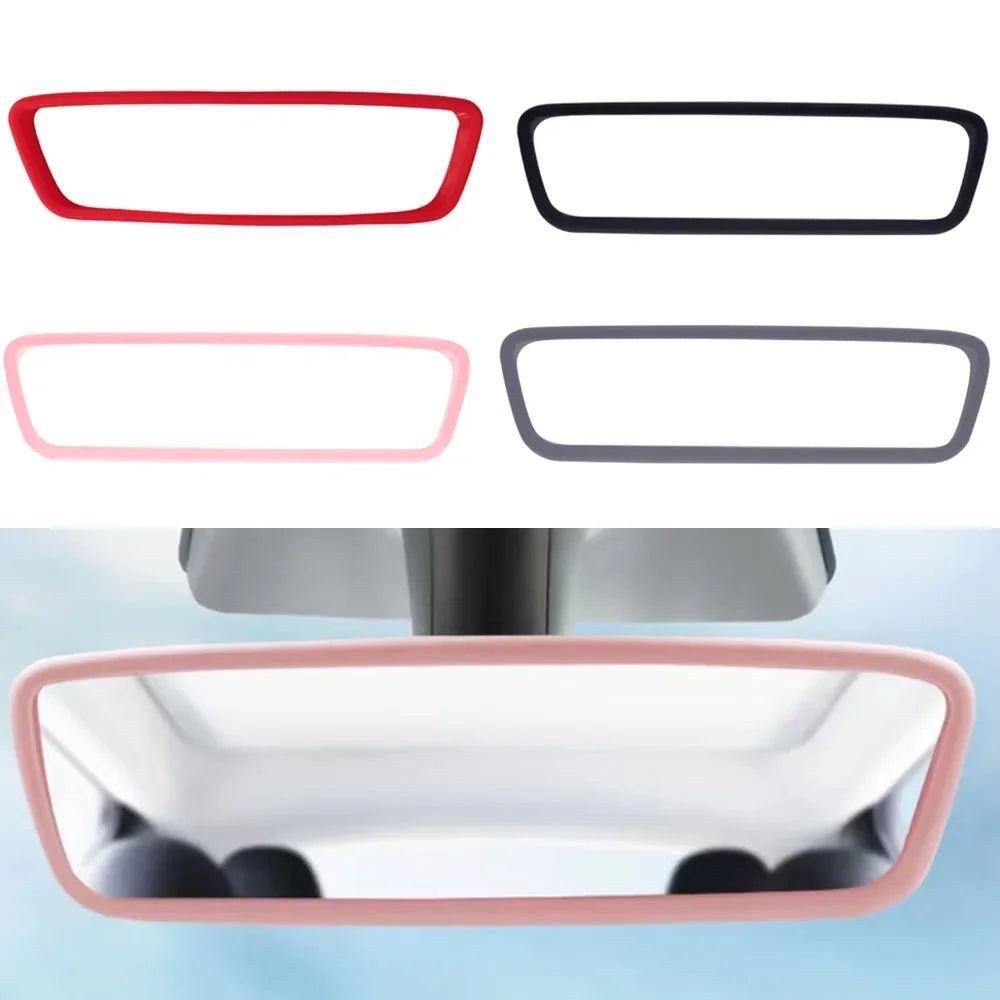 Silicone Rearview Mirror Edge Protector for Tesla Model 3 and Y