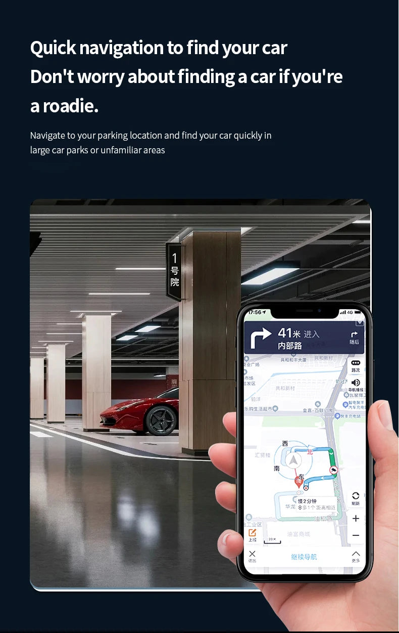 30W Type-C Car Charger with GPS Tracker