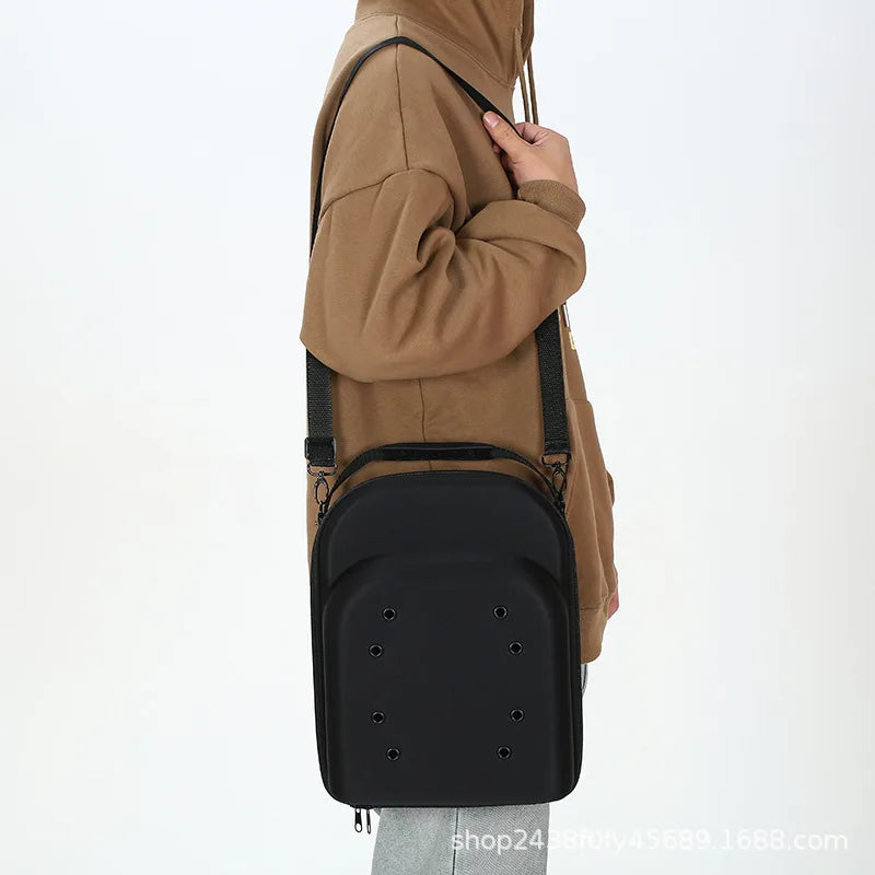 Hard Shell Travel Hat Case with Protective Cover