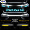 Dynamic LED Hood Light Strip with Turn Signals