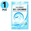 Pack of disposable waterproof toilet seat covers for travel