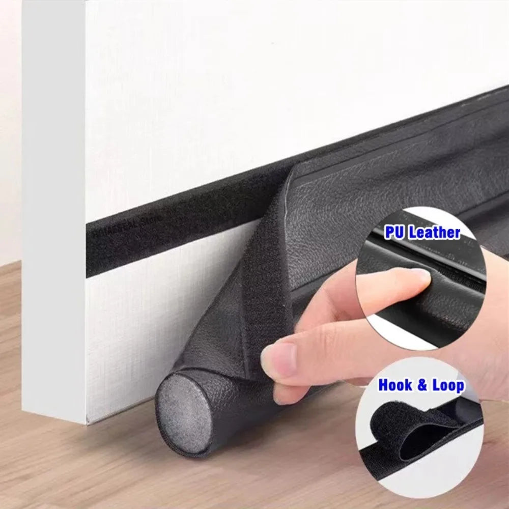 Adjustable Door Bottom Seal Strip Draft Stopper with Acoustic Foam