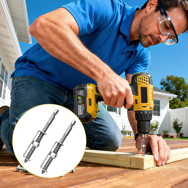 Spring-Loaded Magnetic Screw Holder Bit
