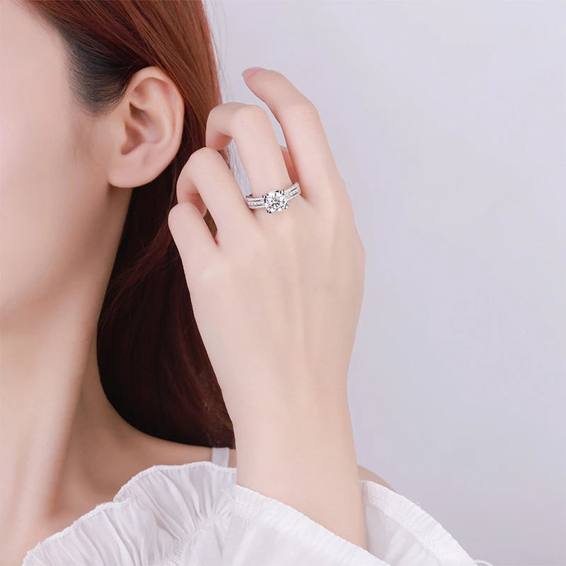 Brilliant Moissanite Engagement Rings