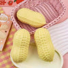 Peanut-Shaped Squishy Stress Relief Toy with Soft Butter Texture