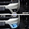 LED Daytime Running Lights with Turn Signal for Dodge Journey & FIAT Freemont (2014-2017)