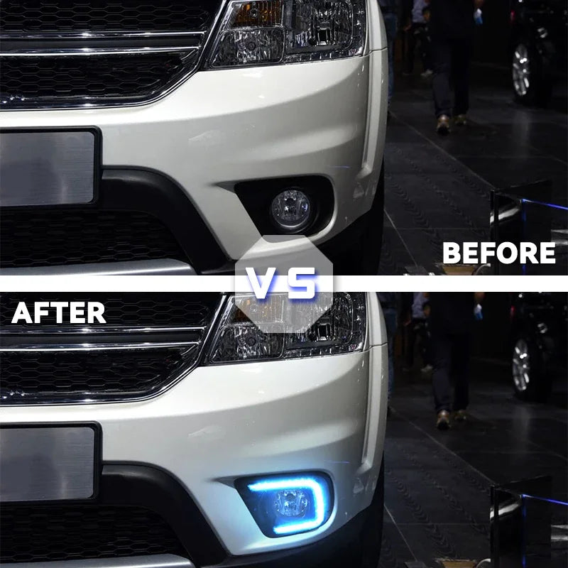 LED Daytime Running Lights with Turn Signal for Dodge Journey & FIAT Freemont (2014-2017)