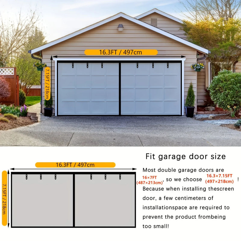 Magnetic Garage Door Screen