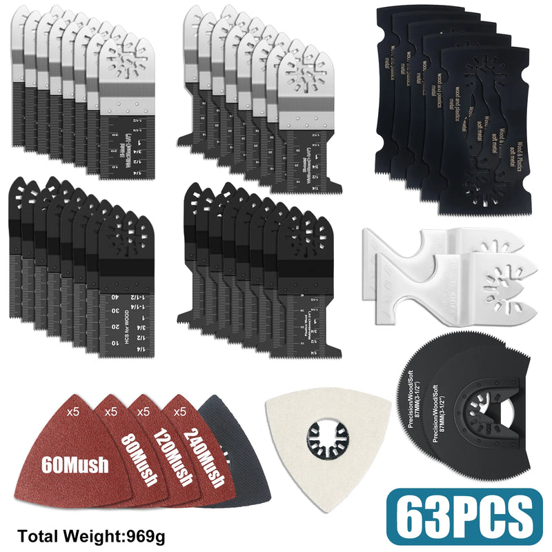 Oscillating Multi-Tool Blade & Accessory Set