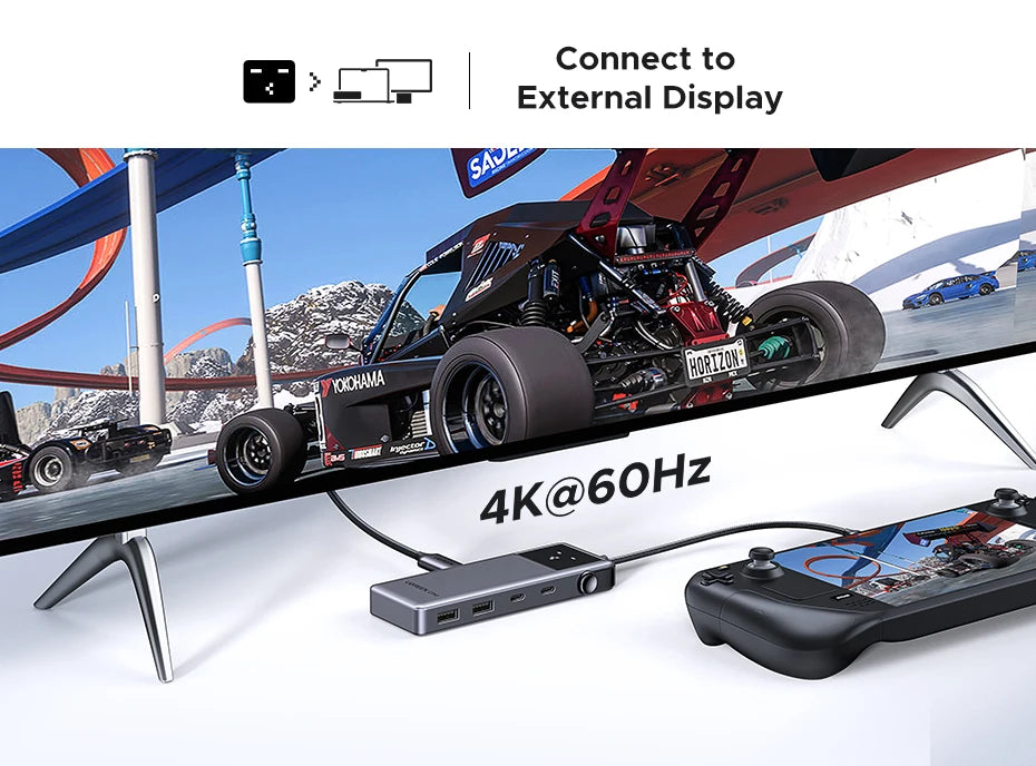 6-in-1 USB-C Hub with 4K HDMI, 10Gbps Data, and 100W Pass-Through Charging
